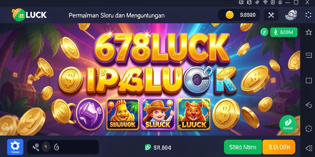 Tampilan gameplay menarik dari 678LUCK di layar smartphone.