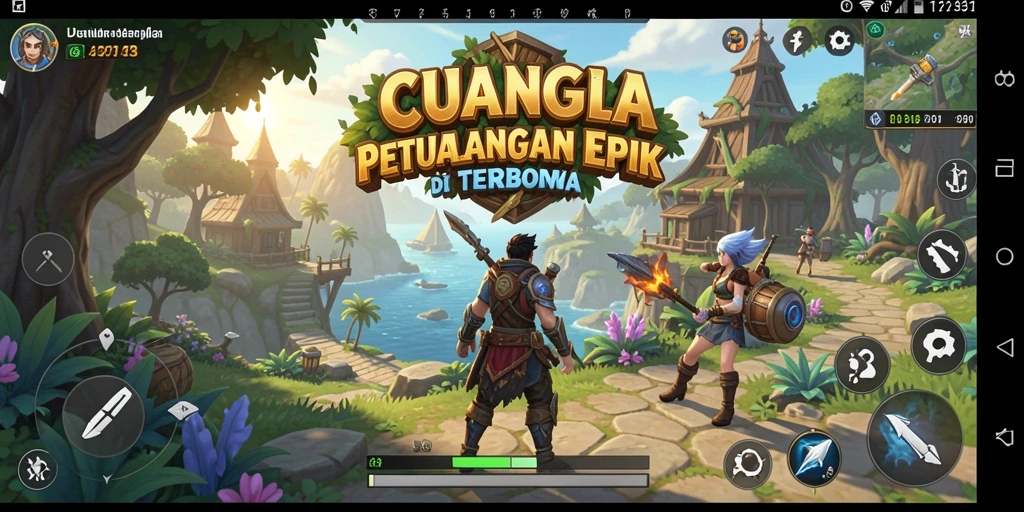 Screenshot CUANGILA menampilkan keindahan dunia terbuka yang luas dan dinamis.