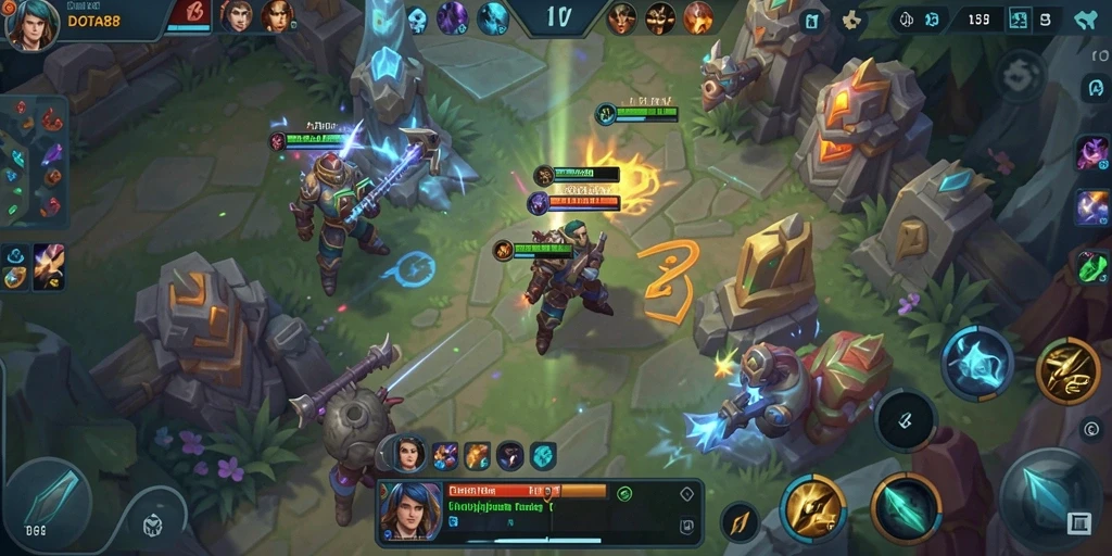 Gameplay seru dan menegangkan di DOTA88.