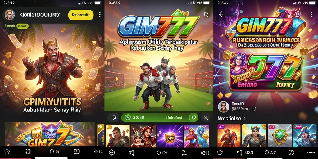 Screenshot GIM777 menampilkan antarmuka pengguna yang intuitif dan fungsionalitas aplikasi.