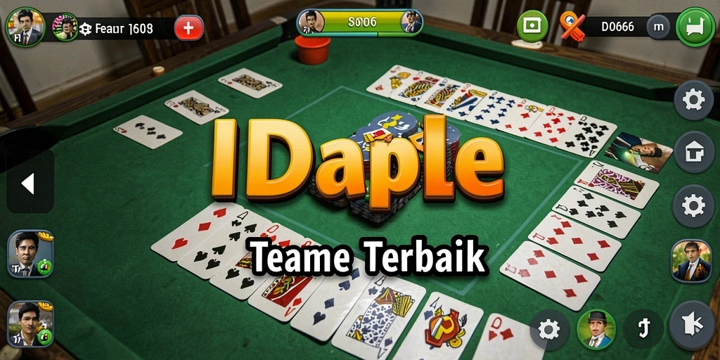 Screenshot utama ID66 menampilkan pengalaman seru bermain Gaple.