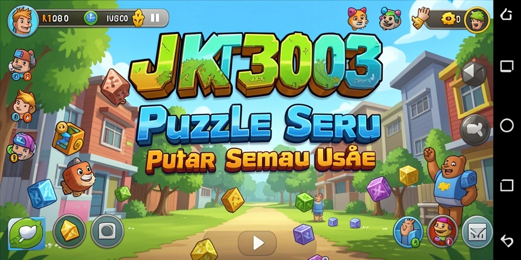 Tampilan menarik dari gameplay Puzzle JKT303 yang menawan.
