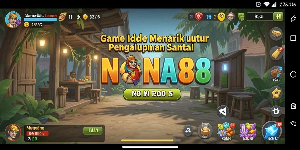 Tampilan gameplay <strong>NONA88</strong> yang seru dan menenangkan.