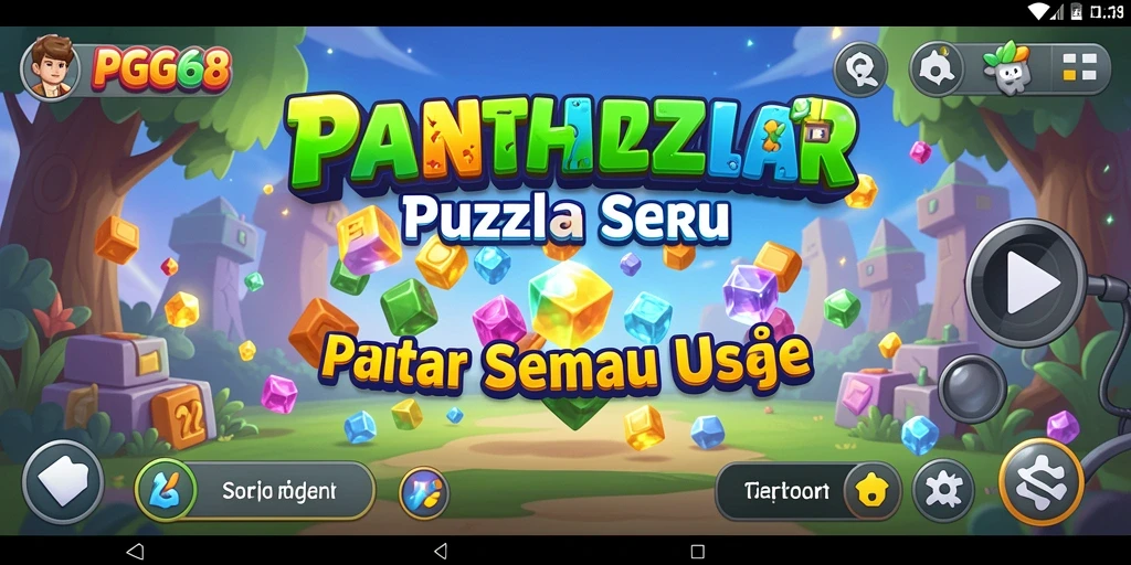 Tampilan menarik dari gameplay PGG68 yang penuh tantangan puzzle.