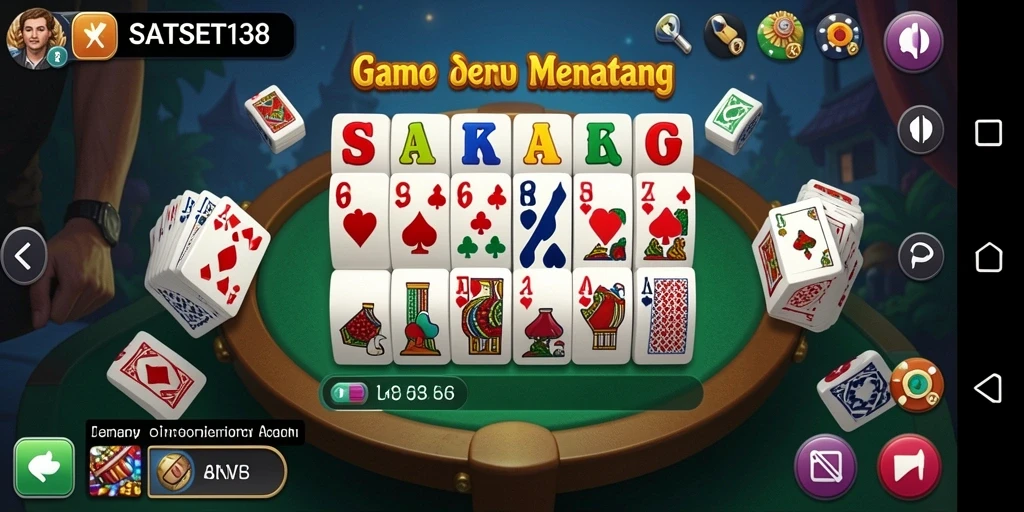 Tampilan gameplay SATSET138 yang seru dan menantang.
